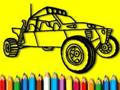 Spel Terug naar school: kleurboek rallyauto  online
