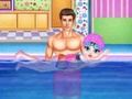 Spel Baby Taylor Leer Zwemmen  online