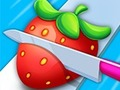 Spel Perfecte plakjes eten: snijd de slash voor eten en fruit  online