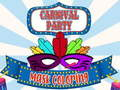 Spel Carnaval Feestmasker Kleurplaat  online
