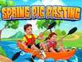 Spel Lente foto plakken  online