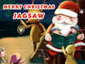Spel Vrolijk kerstfeest puzzel  online