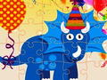 Spel Dino Feestpuzzel  online