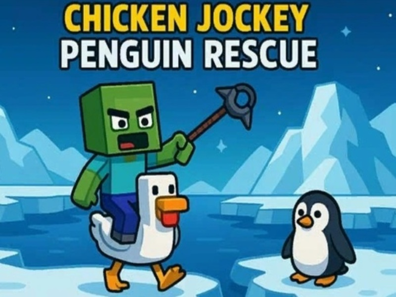 Spel Kip Jockey: Penguin Rescue online