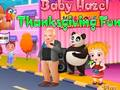 Spel Baby Hazel. Thanksgiving plezier  online