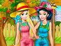 Spel Prinsessen aan het werk in de tuin  online