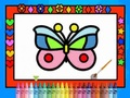 Spel Kleur en versier vlinders  online