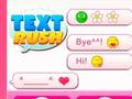 Spel Tekst Rush  online