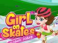 Spel Meisje op schaatsen: Flower Power  online