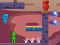 Spel Vuur en water in Zombies World 2  online