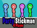 Spel Party Stickman 4-speler  online