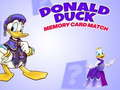 Spel Donald Duck geheugenkaart match  online