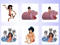 Spel Mowgli Geheugenkaart Match  online