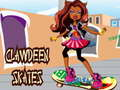 Spel Clawdeen schaatsen  online