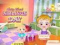 Spel Baby Hazel: Broers en zussen dag  online