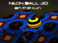 Spel Neon Ball 3d op de vlucht  online