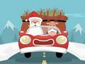 Spel Kerstman die cadeautjes geeft Legpuzzel  online