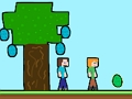 Spel Steveman en Alexwoman: Easter Egg  online