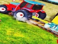 Spel Op zwaar werk berekende trekker trekkende trein  online