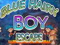 Spel Ontsnapping voor blauwe harige jongen  online