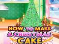 Spel Hoe maak je een kersttaart?  online