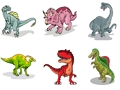 Spel Dino-kaarten  online