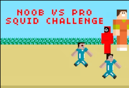 Spel Noob vs Pro Squid-uitdaging  online