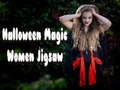 Spel Halloween Magische Vrouwen Puzzel  online