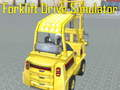 Spel Heftruck Drive Simulator  online