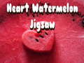 Spel Hart Watermeloen Puzzel  online