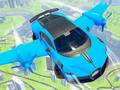 Spel Echte sport vliegende auto 3d  online