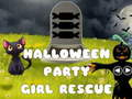 Spel Redding van het Halloween-feestmeisje  online