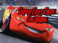 Spel Supersnelle auto's inkleuren  online
