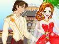 Spel Lang haar prinses trouwjurk op  online