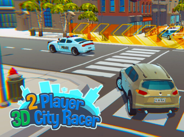 Spel 3D-stadsracer voor 2 spelers  online