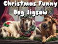 Spel Kerst grappige hondenpuzzel  online
