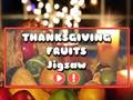 Spel BedanktGiving Fruits Jigsaw  online