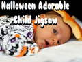 Spel Halloween schattig kind puzzel  online