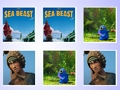 Spel De Match van de Sea Beast Memory Card online