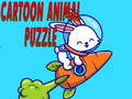 Spel Cartoon Dieren Puzzel  online