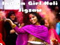 Spel Indian Girl Holi Jigsaw online