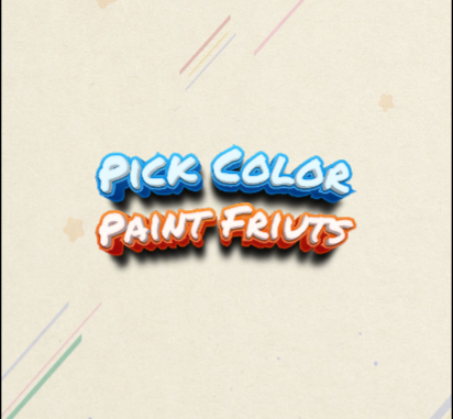 Spel Kies Kleur Verf Fruit  online