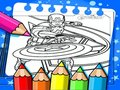 Spel Captain America Kleurboek  online