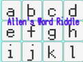 Spel Allen's woordraadsel  online