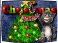 Spel Talking tom kersttijd  online