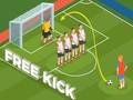 Spel Voetbal vrije trap  online