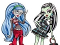 Spel Kleurboek voor Monster High  online