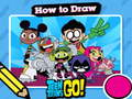 Spel Heet om Teen Titans Go te tekenen!  online
