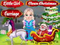 Spel Schoon kerstkoets voor kleine meisjes  online
