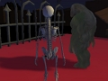 Spel Parkour Halloween-uitdaging voor 2 spelers  online